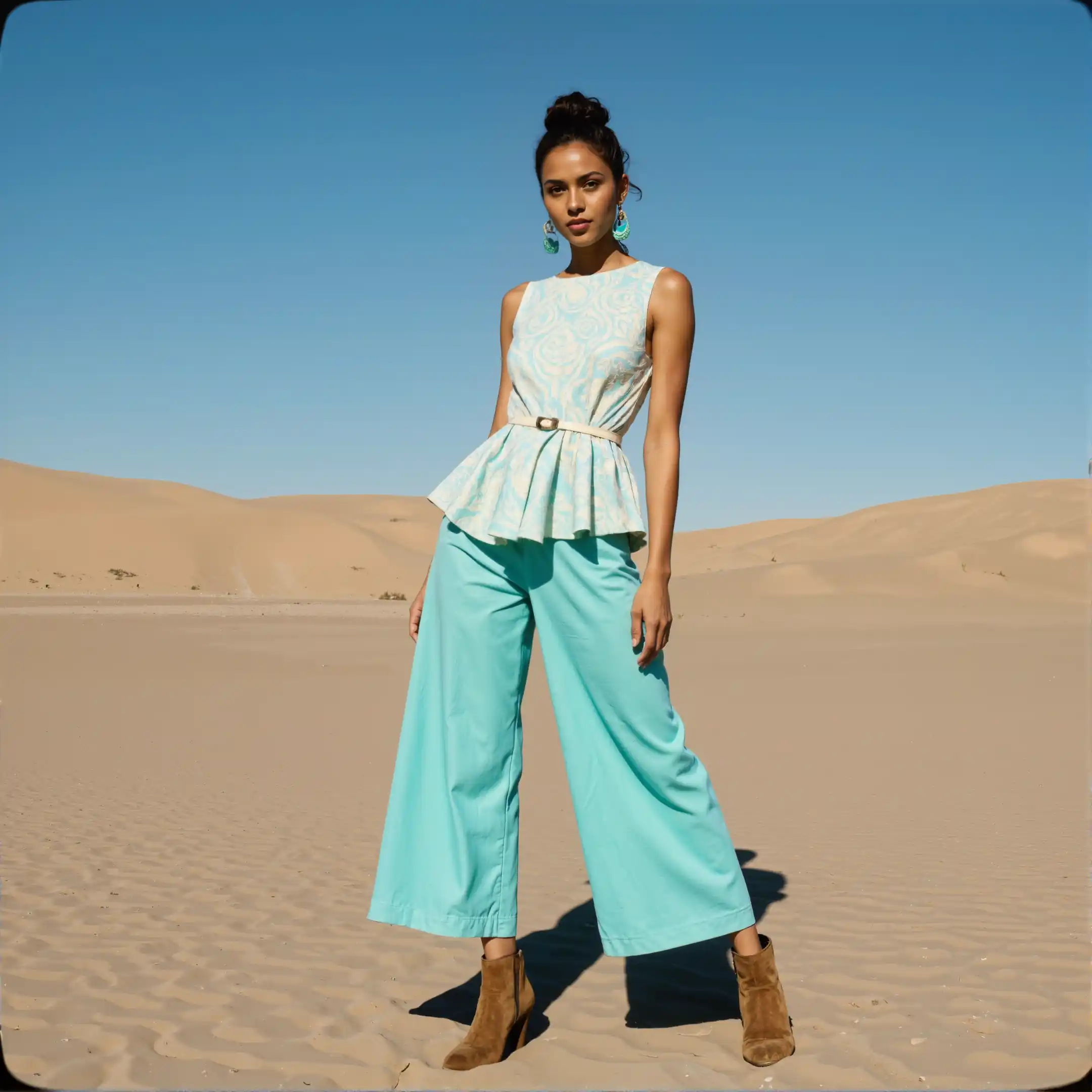 Upscaled fashion shot